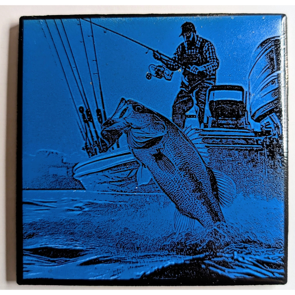 Bass Fisherman Coaster 🐠